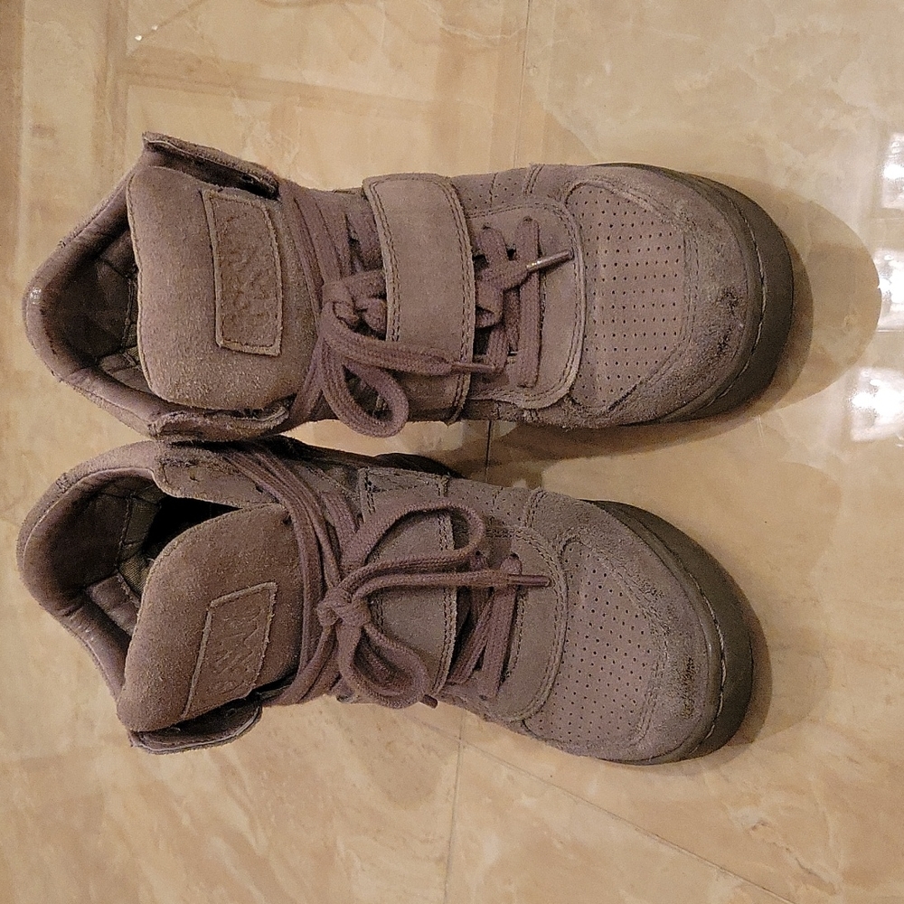 ASH "Cool" Wedge Sneakers / Slate